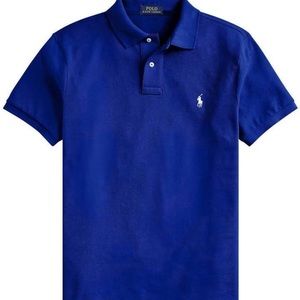 Men’s Iconic Blue Polo in XL